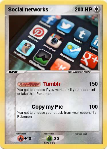 Pokemon Social networks