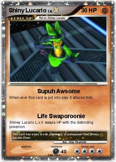 Pokemon Shiny Lucario
