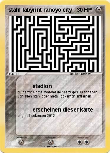 Pokemon stahl labyrint ranoyo city