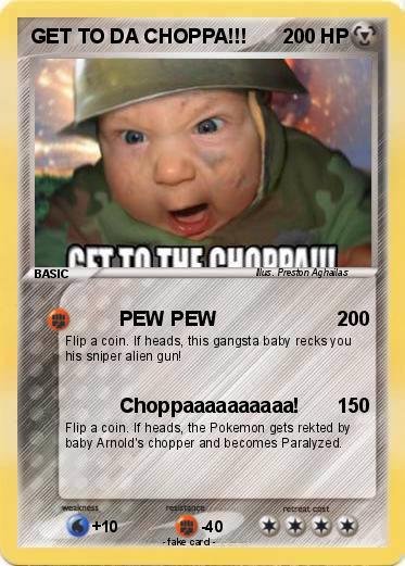 Pokemon GET TO DA CHOPPA!!!