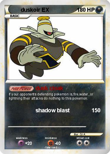 Pokemon duskoir EX