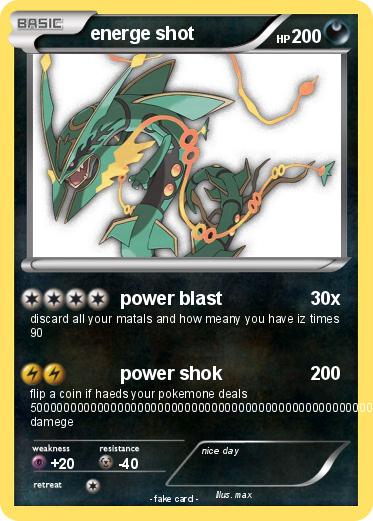 Pokemon energe shot