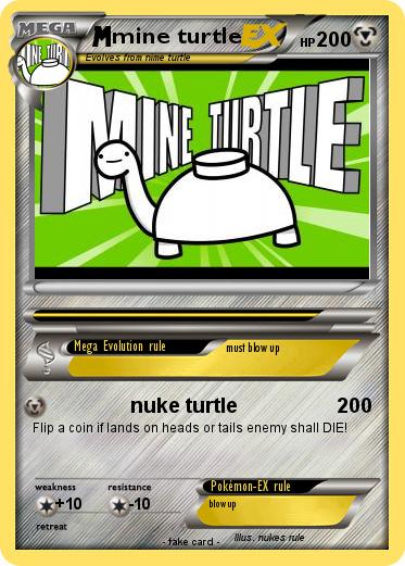 Pokemon mine turtle