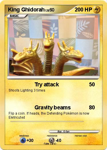 Pokemon King Ghidorah