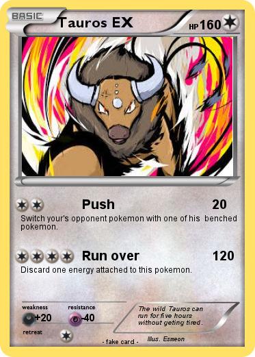 Pokemon Tauros EX