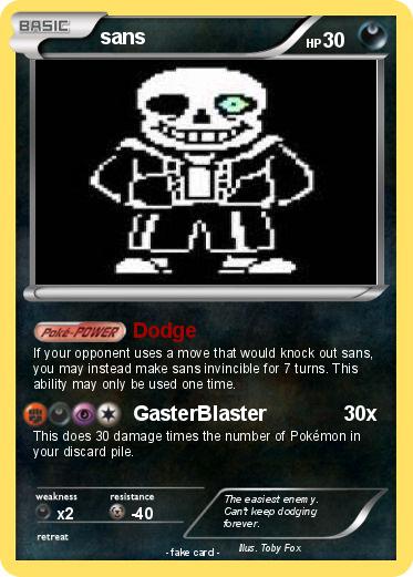 Pokemon sans