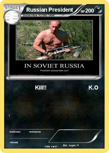 Pokemon Russian President