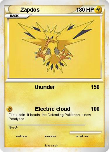 Pokemon Zapdos