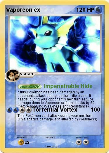 Pokemon Vaporeon ex