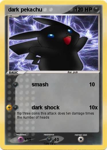 Pokemon dark pekachu