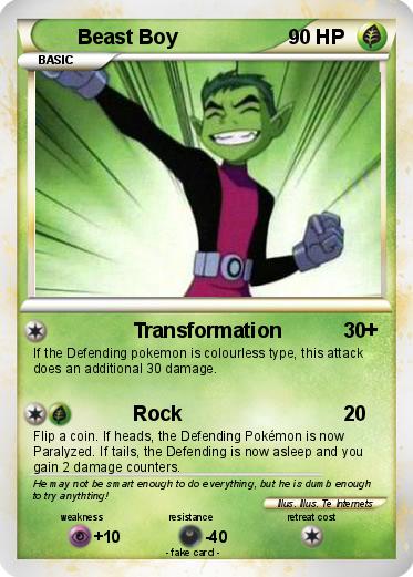 Pokemon Beast Boy