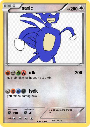 Pokemon sanic