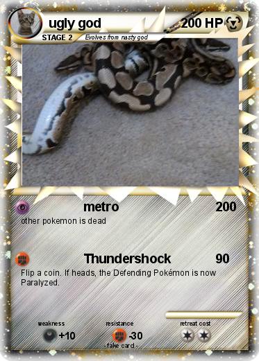 Pokemon ugly god