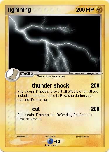 Pokemon lightning