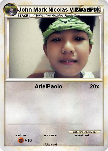 Pokemon John Mark Nicolas Villaraza II