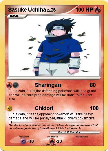 Pokemon Sasuke Uchiha