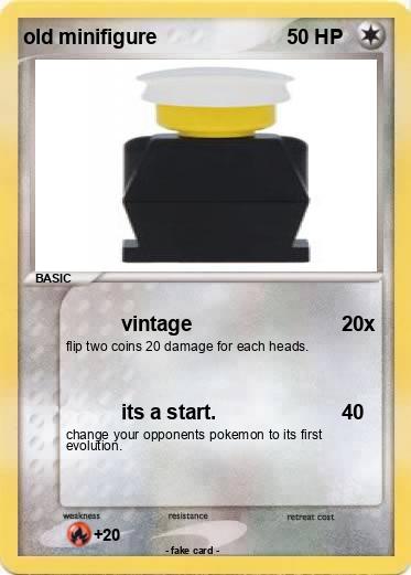 Pokemon old minifigure