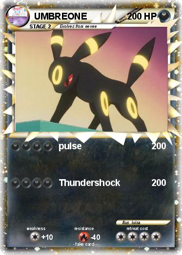 Pokemon UMBREONE