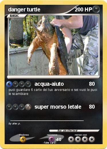 Pokemon danger turtle
