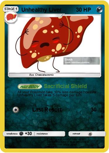 Pokemon Unhealthy Liver