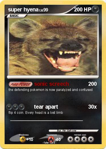 Pokemon super hyena