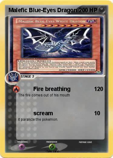 Pokemon Malefic Blue-Eyes Dragon