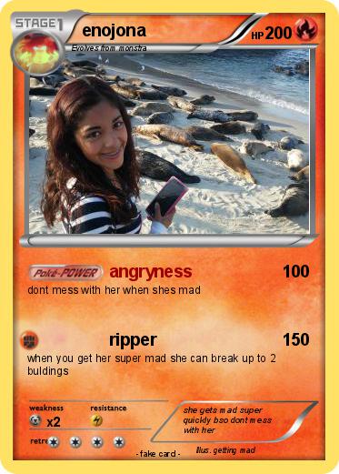 Pokemon enojona