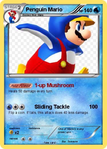 Pokemon Penguin Mario