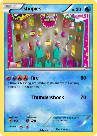 Pokemon shopies