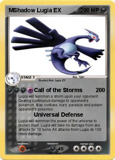 Pokemon MShadow Lugia EX
