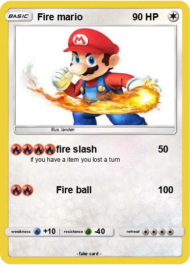 Pokemon Fire mario