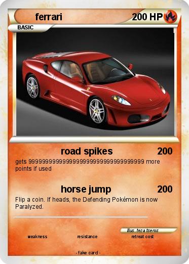 Pokemon ferrari