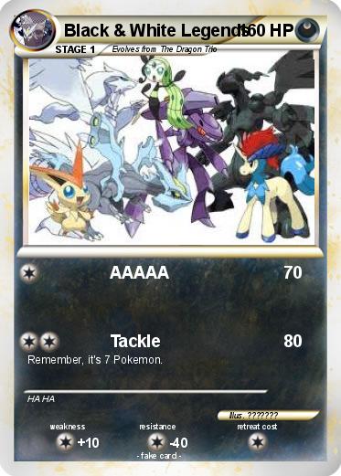 Pokemon Black & White Legends