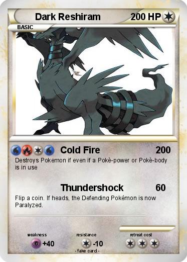 Pokemon Dark Reshiram