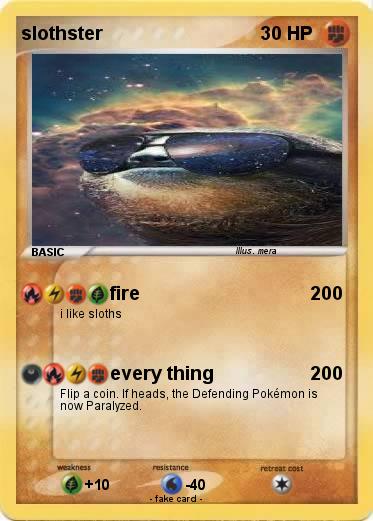 Pokemon slothster