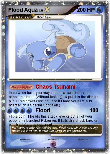 Pokemon Flood Aqua
