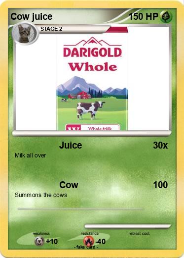 Pokemon Cow juice