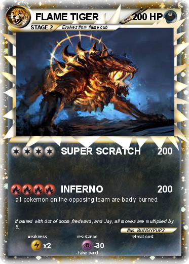 Pokemon FLAME TIGER