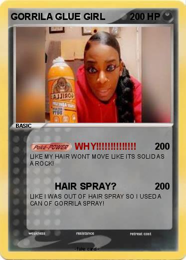 Pokemon GORRILA GLUE GIRL