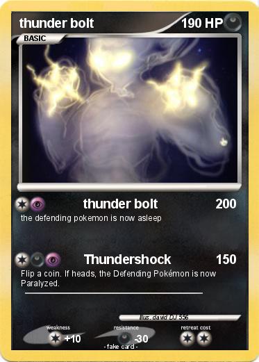 Pokemon thunder bolt