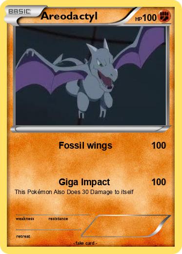 Pokemon Areodactyl