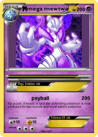 Pokemon mega mewtwo
