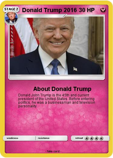 Pokemon Donald Trump 2016