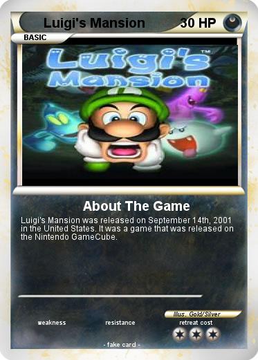 Pokemon Luigi's Mansion