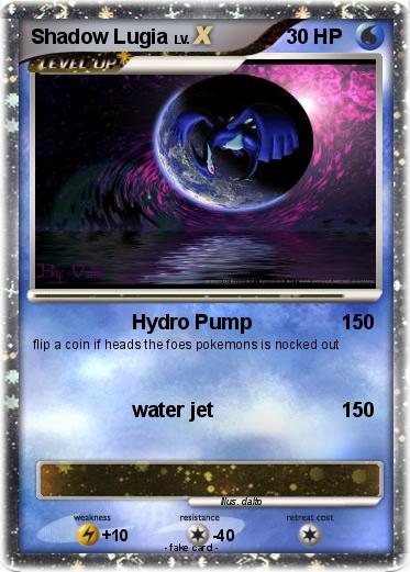 Pokemon Shadow Lugia