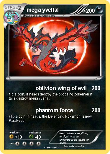 Pokemon mega yveltal