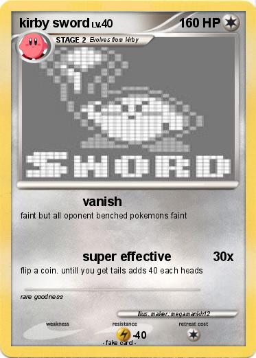 Pokemon kirby sword