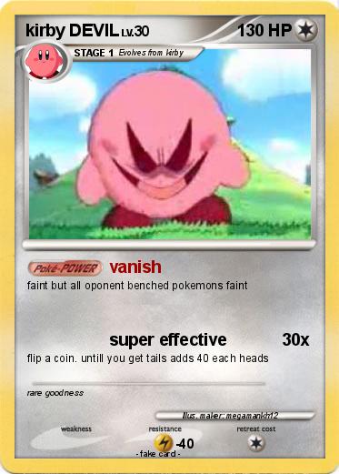 Pokemon kirby DEVIL