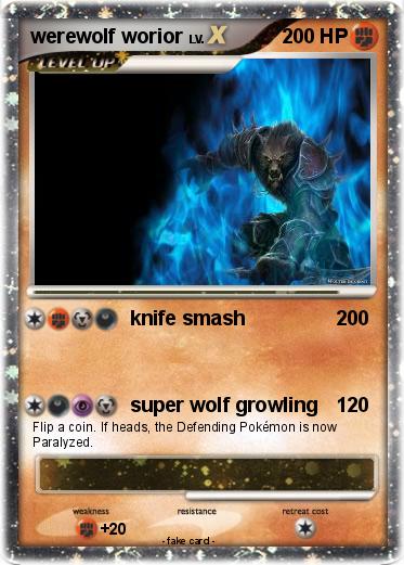 Pokemon werewolf worior