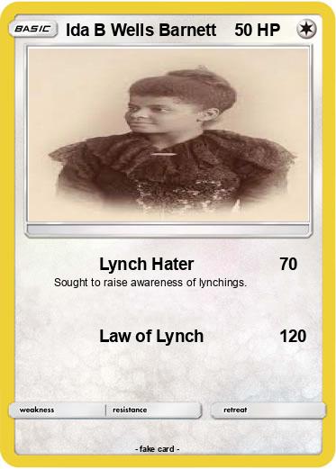 Pokemon Ida B Wells Barnett